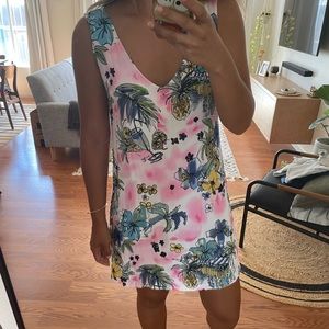 Printed mini dress